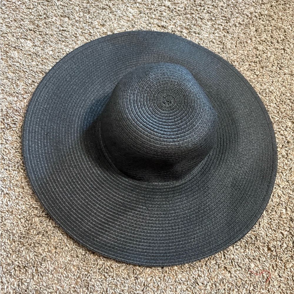 J. Crew Classic Black Sun Hat